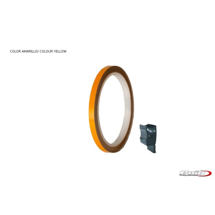 PUIG Rollo de tiras fluorescentes para llantas moto 4542