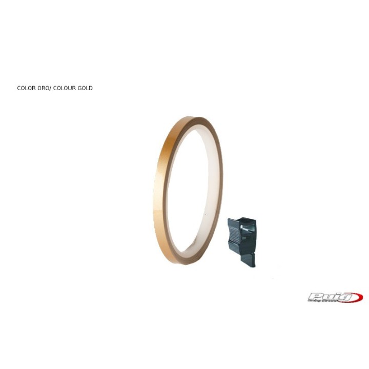 PUIG Rollo de tiras fluorescentes para llantas moto 4542