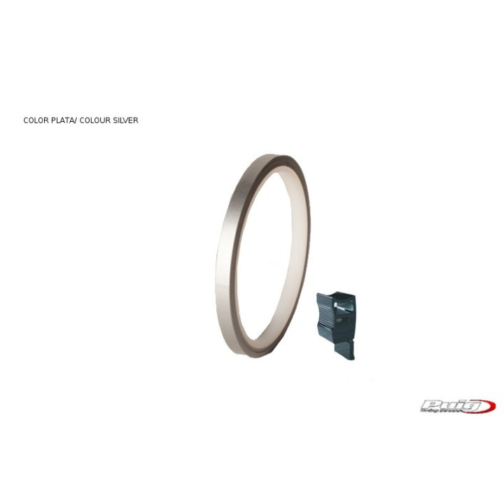 PUIG Rollo de tiras fluorescentes para llantas moto 4542