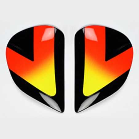 replacement side caps replica for helmet superadsis j system schwantz´95 chaser-v/pro