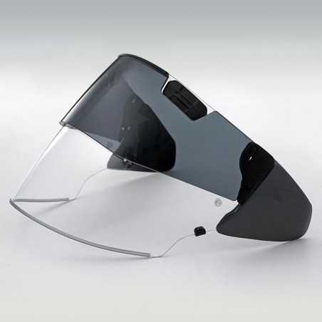 replacement screen + sun visor for helmet pro shade vas-z