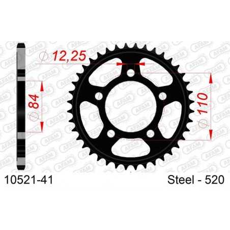 stahlkrone mit standardteilung 520 - 10521