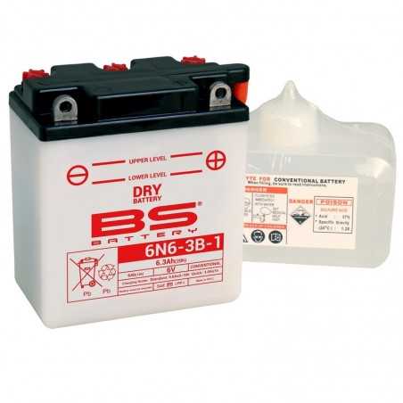 konventionelt batteri + syrepakke 6n6 3b 1