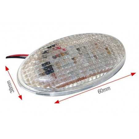 intermitente universale motocicletă œil led 38x60 mm