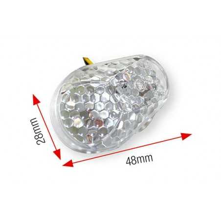 típusjóváhagyott univerzális irányjelzők basic led 28x48 mm