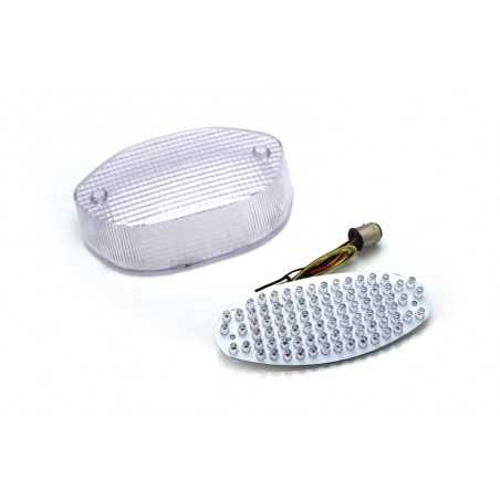 farol traseiro com luzes intermitentes integradas led