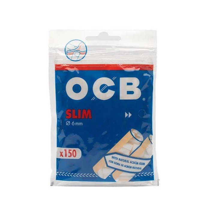 OCB Beutel mit 150 Räucherfiltern 6 MM SLIM 07214