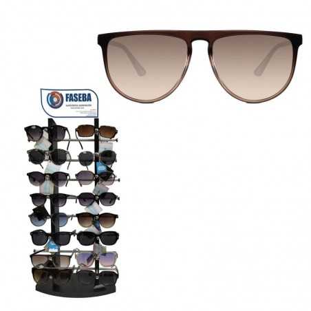 unisex casual plastic frame sunglasses