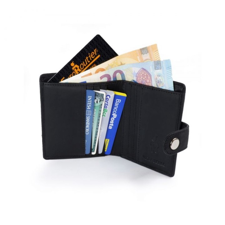 EUROROUTIER Short wallet with chain 07063VAR