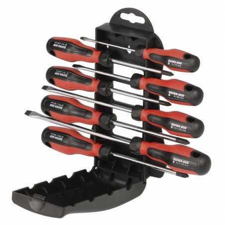 kit 6 flat screwdrivers different sizes super ego