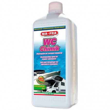 desintegrante sustancias orgánicas para váter remolques wc chimik 1l