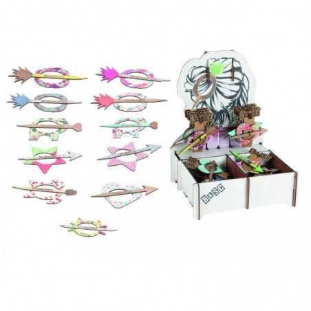 passador de cabell decorat 6 cm (24u)
