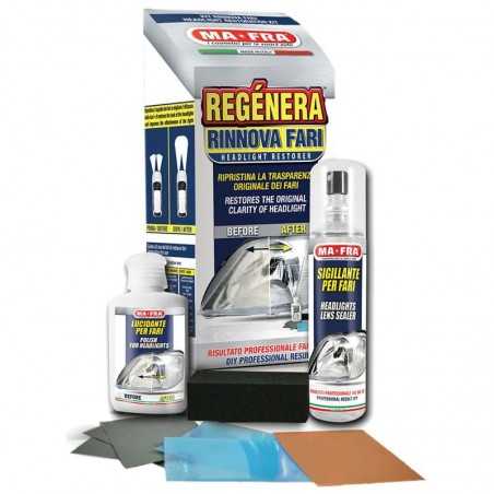 complete headlight maintenance kit