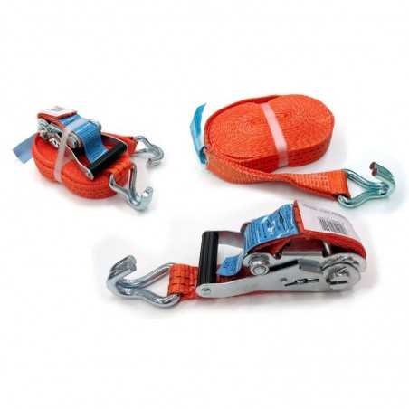 interior load securing lashing band + closed hook ratchet  3000 kg 6,8 m 3,5 cm