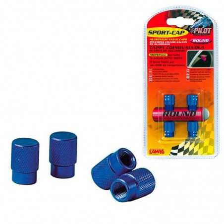 cappucci coprivalvole per ruote per auto lampa in lega di alluminio sport (set di 4)