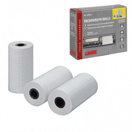 kit 3 rolls of paper for lampa digital tachograph - for counter bolts, nut covers and other decorations