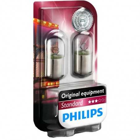 blister 2 standardpærer  r10w philips 24v 10w ba15s