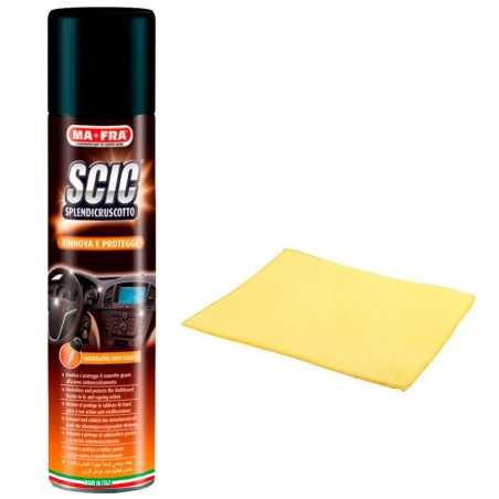 netejador de salpicaders protector amb baieta scic orange 600 ml