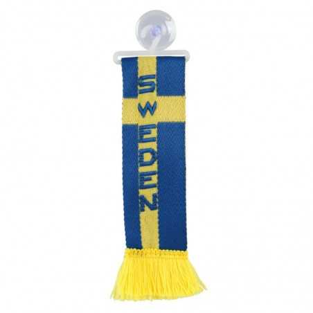 mini sweden flags - cabin decoration with suction cup and hanger lampa