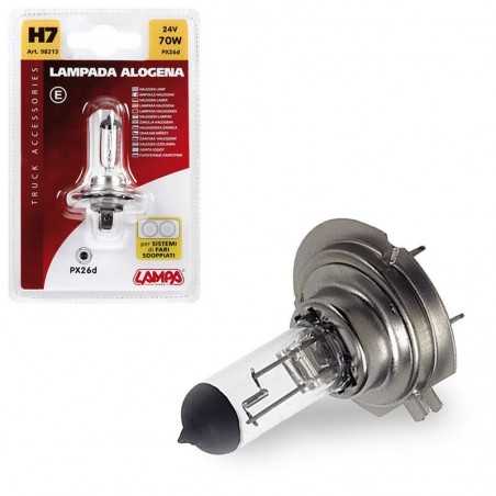 approved h7 24v 70w px26d e bulb lamp for road use