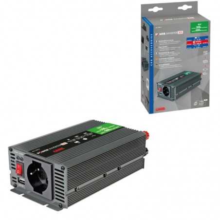 porttransformator usb 5v 12v - 220v 300w lampa