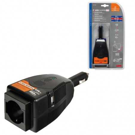 μετασχηματιστής με θύρα usb 5v 12v - 220v 175w 1000ma - lampa
