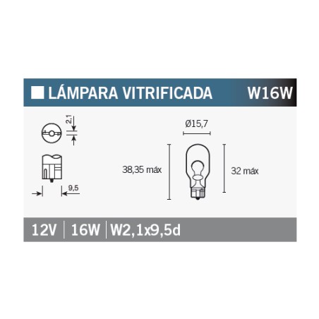lampe de moto osram 921 w16w