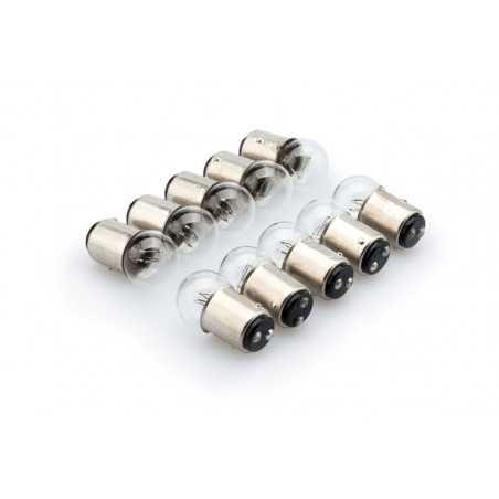 caixa com 10 luzes redondas de travagem para moto