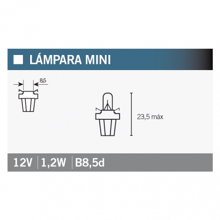 caixa de 10 lâmpadas osram 2721mf 12v1,2w