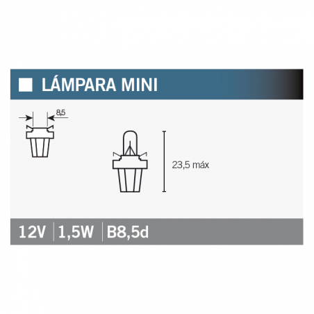 lamp, gloeilamp 2752mf 12v1,5w