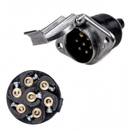 connector d'endoll elèctric de remolc de metall amb cargols type n 24v