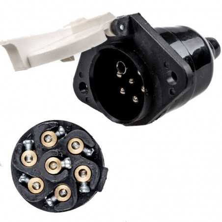 connector d'endoll elèctric de remolc amb cargols  type s 24v