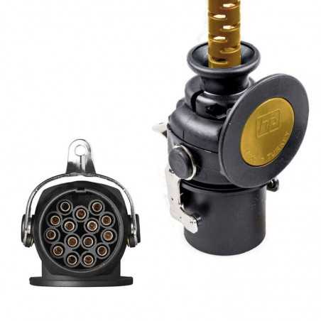 15-pole trailer electrical plug adapter  24v