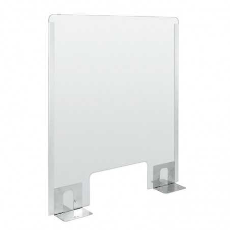 protective screen for counters and desks 660x760 mm