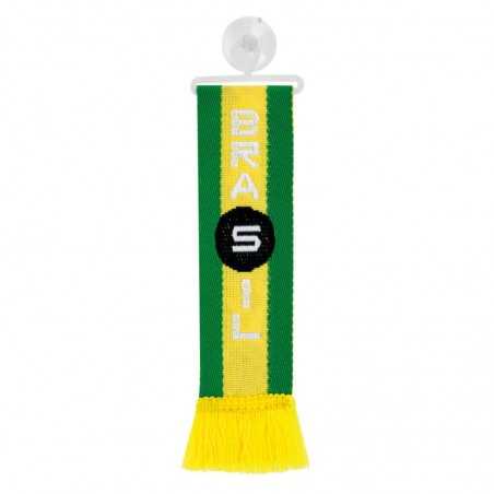 LAMPA Mini banderín de Brasil con ventosa LAM97942