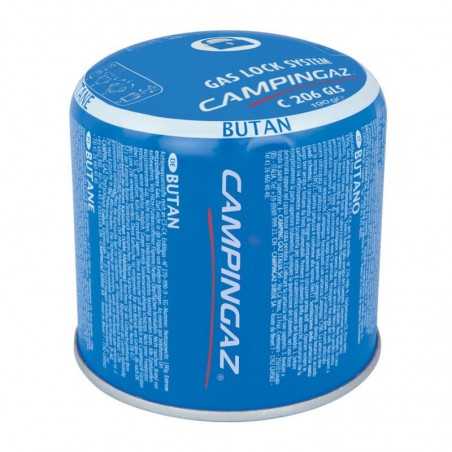 bouteille de gaz pour poêles avec système de sécurité campingaz c206 190 g