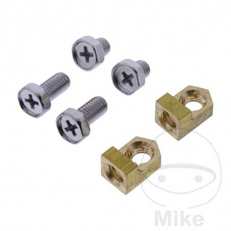 adapter sæt til batteripoler m6 x 1.0 mm