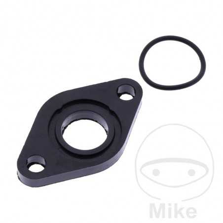 isolator med pakning til indsugningsmanifold og topstykke o-ring   qmb139