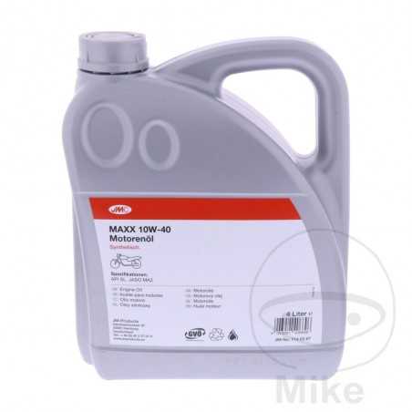 syntetisk motorolie til motorcykel maxx 10w40 4t 4l