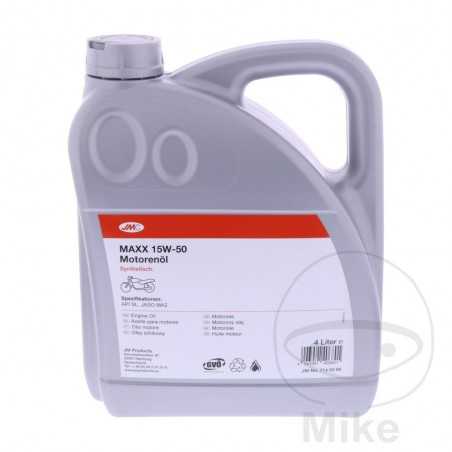 syntetisk motorolie til motorcykel maxx 15w50 4t 4l