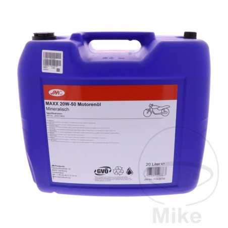 mineralmotorolie til motorcykel maxx 20w50 4t 20l