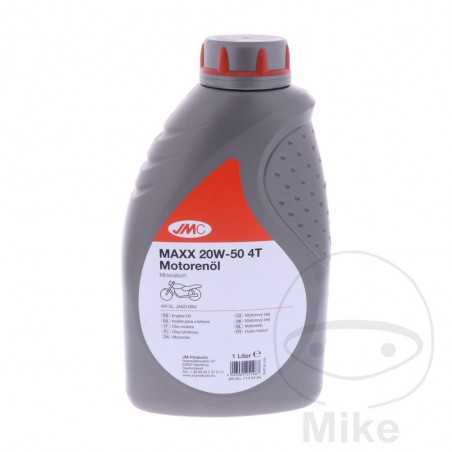 mineralmotorolie til motorcykel maxx 20w50 4t 1l