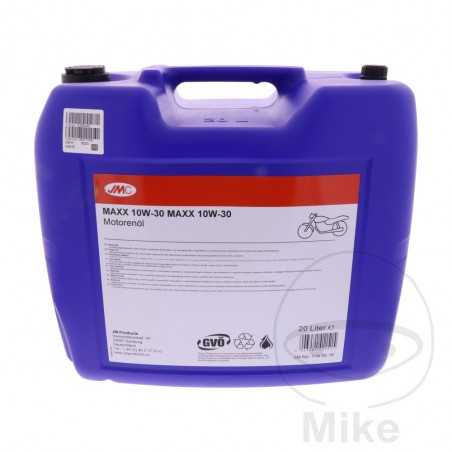 semisyntetisk motorolie til motorcykel 10w30 4t 20l   maxx