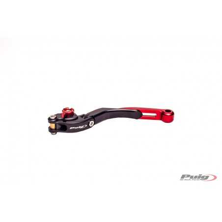 maneta embrague cuerpo negro extensible rojo