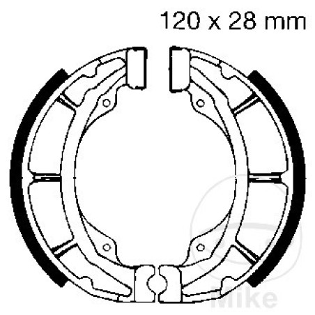brake shoes without spring
