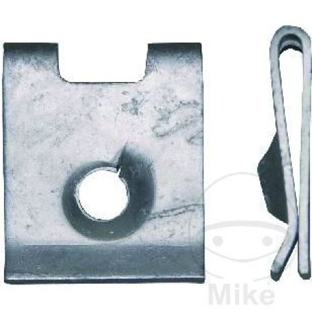 sarja 10 metallimutteria, kori 4.8 mm