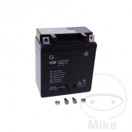 motorrad gel batterie yb3l-b