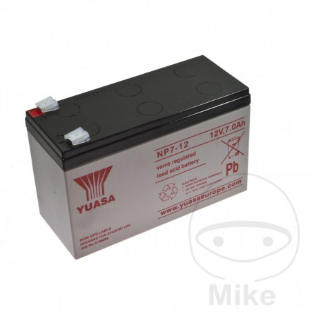 underhållsfritt motorcykelbatteri np 7-12