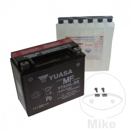 bateria sense manteniment amb electròlit ytx20l-bs