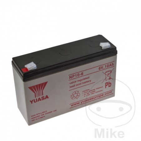 underhållsfritt motorcykelbatteri np 10-6